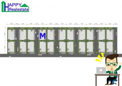 HS09M โกดังสำเร็จรูปพร้อมที่ดินเพื่อขายหนองจอกขนาด400ตรม.ที่ดิน165ตรว.